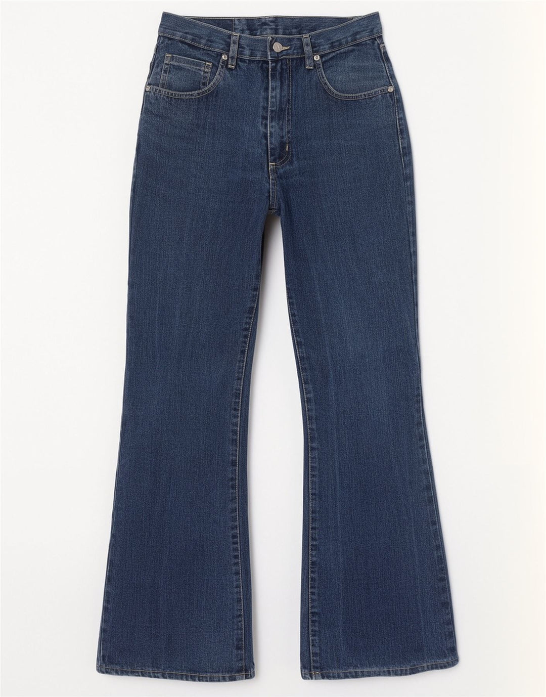 Wild Jeans Womens High Rise Flared IT 42 Medium W26 L30 Blue Cotton