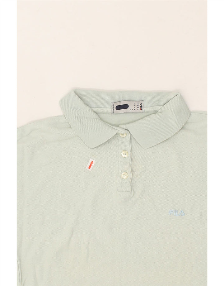 FILA Womens Polo Shirt EU 40 Medium Grey Vintage Fila and Second-Hand Fila from Messina Hembry 