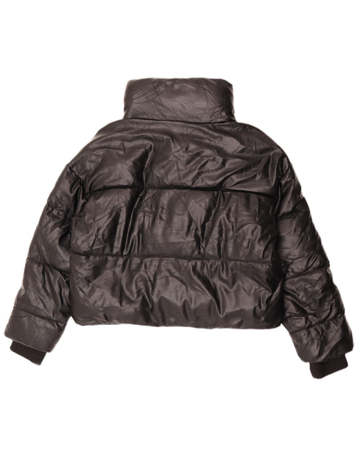 Zara Womens Padded Jacket UK 16 Large Black Polyester