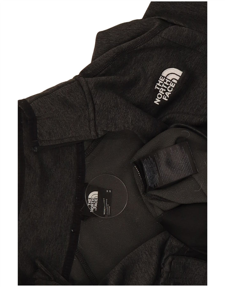 The North Face Mens Tracksuit Top Jacket Medium Grey Flecked Polyester