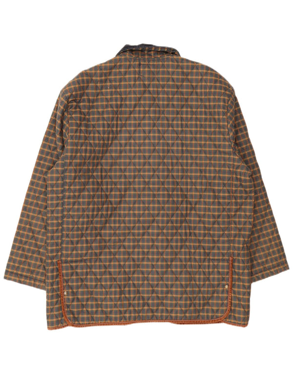 Ανδρικό καπιτονέ μπουφάν Derby Saddlery UK 42 XL Πολύχρωμο Check Polyester