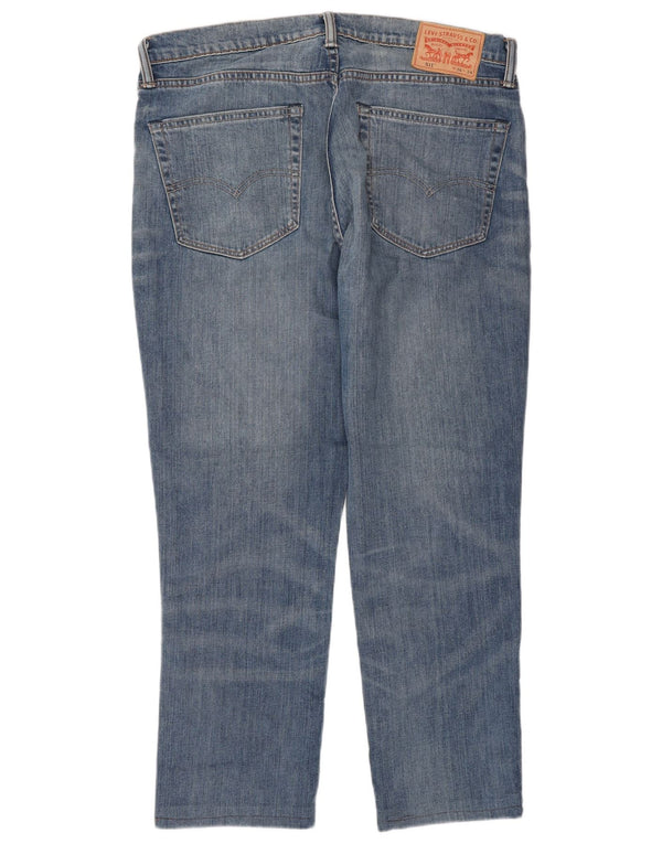 Мужские зауженные джинсы Levi's 511 W36 L28 синие, хлопок