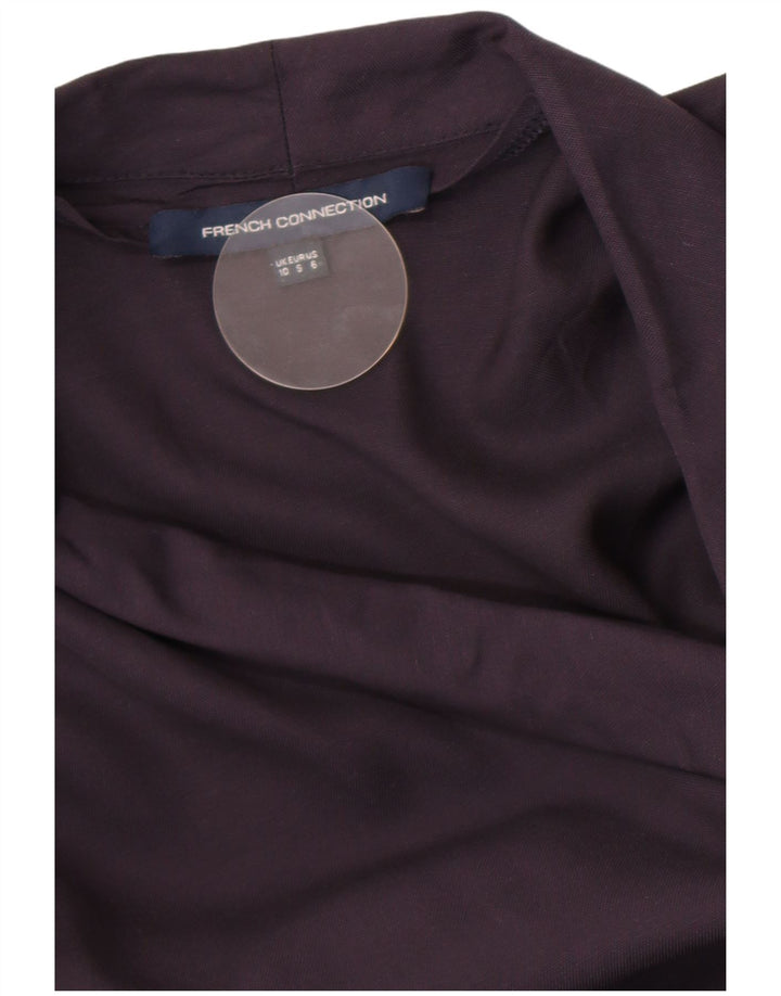 French Connection Womens Wrap Dress UK 10 Small Purple