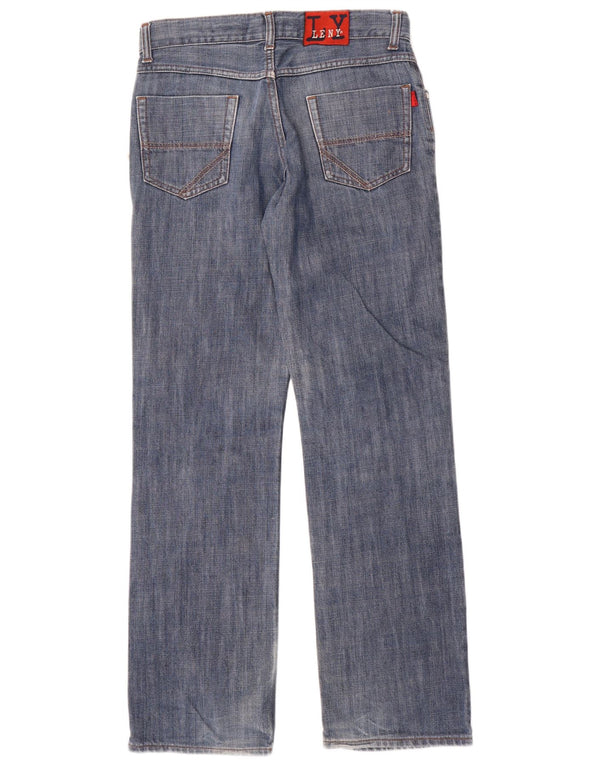 Vintage lige jeans til drenge 13-14 år W30 L31 blå bomuld