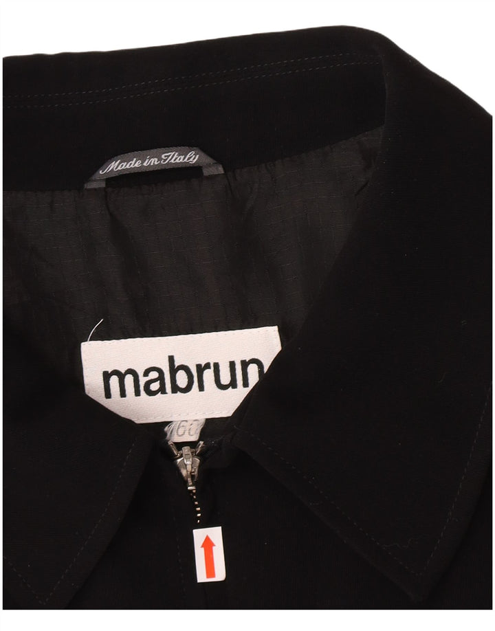 Mabrun Mens Bomber Jacket UK 42 XL Black