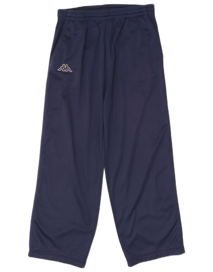 Kappa Mens Tracksuit Trousers Medium  Navy Blue Polyester