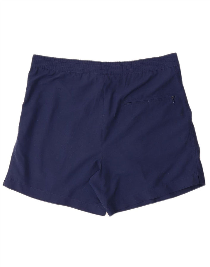 NIKE Mens Sport Shorts Medium Navy Blue Polyester