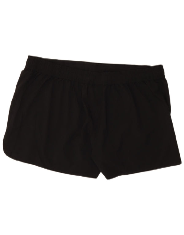 Shorts esportivos femininos Mountain Warehouse UK 20 2XL poliéster preto