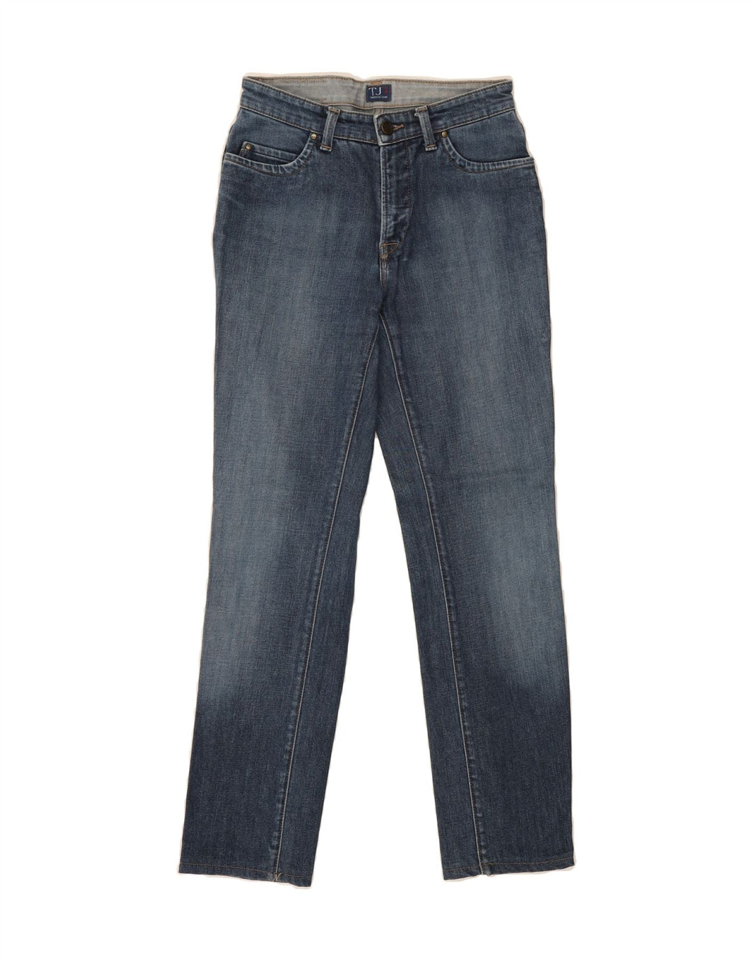 TRUSSARDI Womens Slim Jeans W26 L28 Blue Cotton Vintage Trussardi and Second-Hand Trussardi from Messina Hembry 
