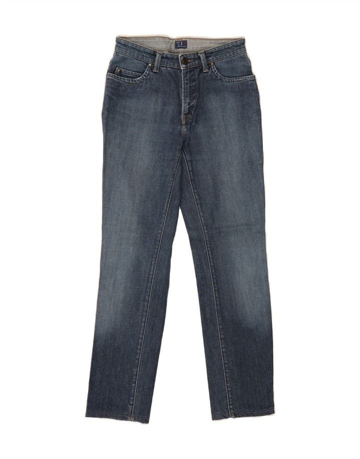 TRUSSARDI Womens Slim Jeans W26 L28 Blue Cotton Vintage Trussardi and Second-Hand Trussardi from Messina Hembry 