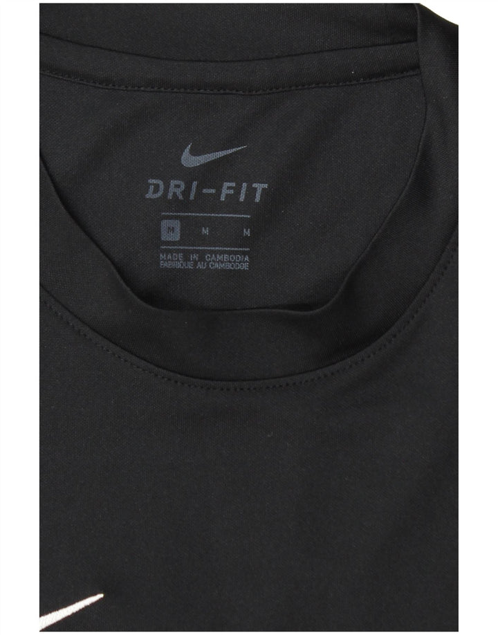 NIKE Camiseta Dri Fit para Hombre, Mediana, Negra