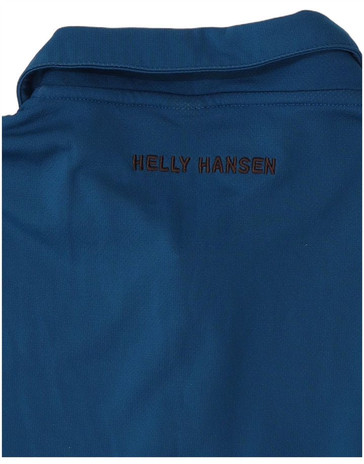 Helly Hansen Mens Polo Shirt Large Blue