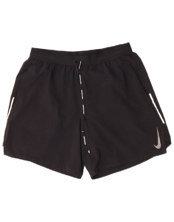 Damskie spodenki sportowe Nike Dri Fit, duże, czarne, poliestrowe
