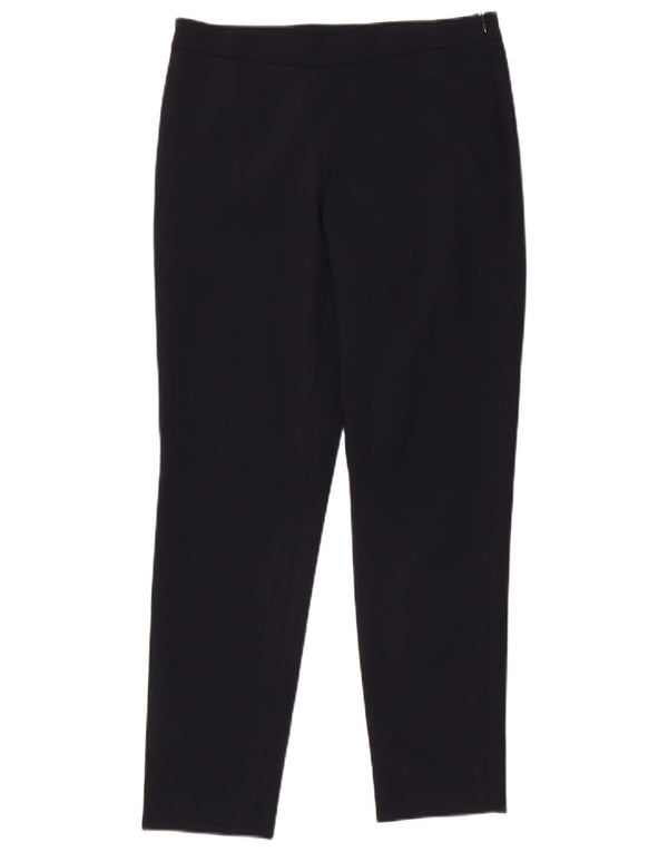 Hugo Boss Womens Slim Casual Trousers W30 L29 Navy Blue