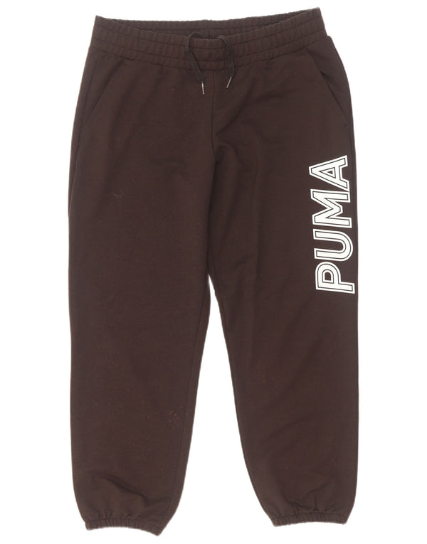 Calça feminina Puma Graphic Tracksuit Joggers UK 14 Médio Preto