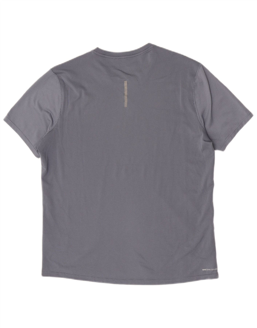 Nike kortærmet t-shirt til mænd, stor blå flækket polyester