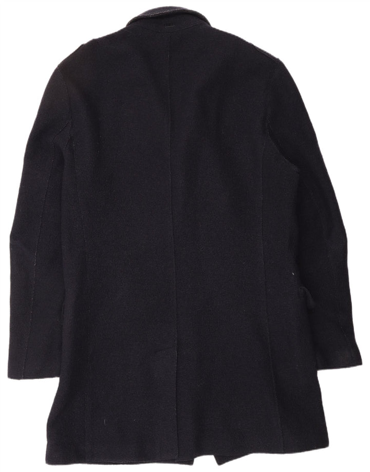 HUGO BOSS Overfrakke til mænd EU 50 Large Navy Blue Viscose