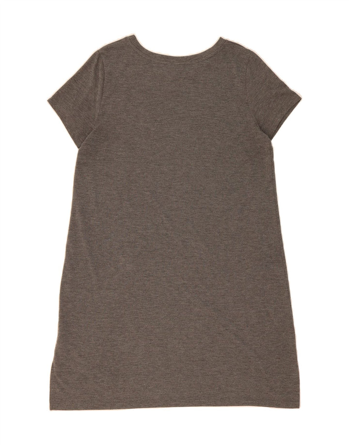 MOSSIMO Womens T-Shirt Dress UK 18 XL Grey Polyester Vintage Mossimo and Second-Hand Mossimo from Messina Hembry 