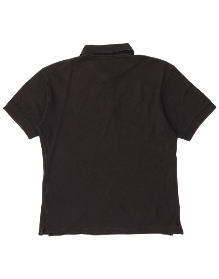 Fila Mens Polo Shirt IT 46 Small Black Cotton