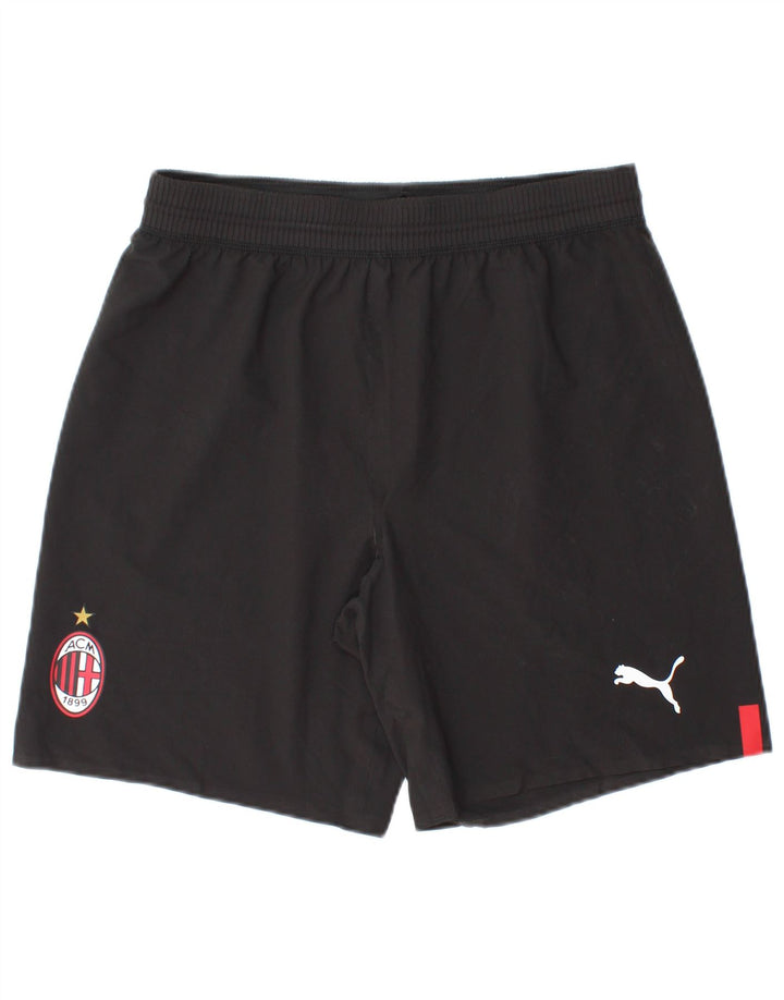 Puma Mens AC Milan Sport Shorts Medium  Black Polyester