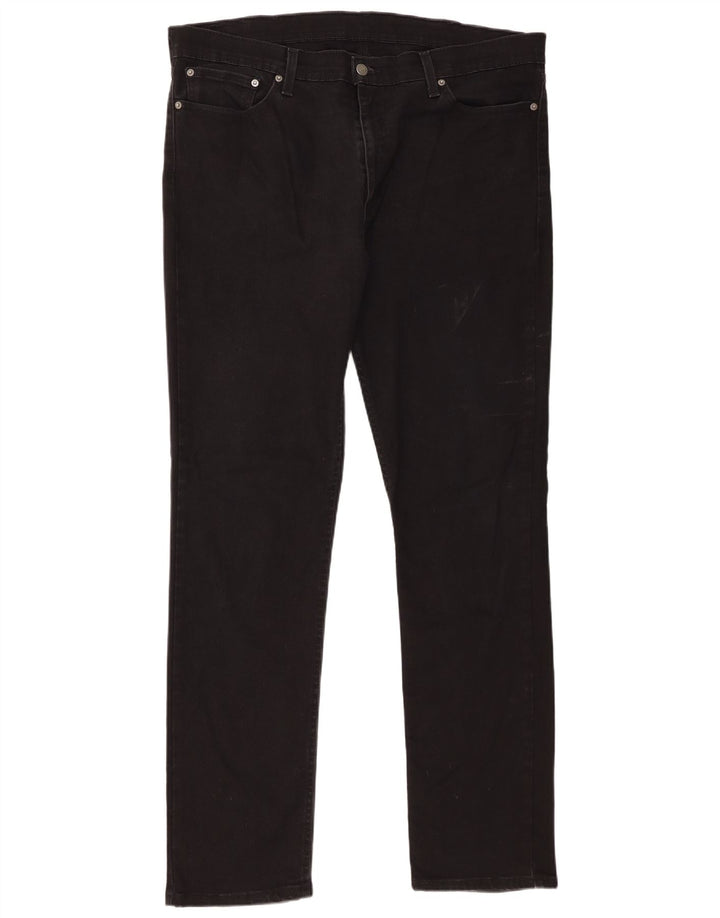 Levi's Mens 511 Slim Jeans W38 L34 Black Cotton
