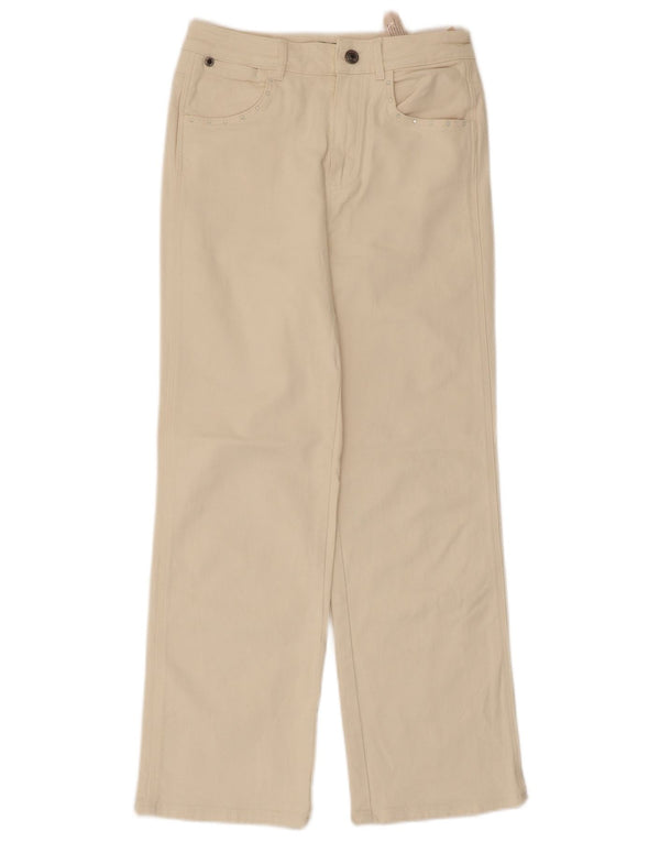 Pantaloni casual dritti da donna Massimo Dutti EU 34 2XS W24 L26 Beige