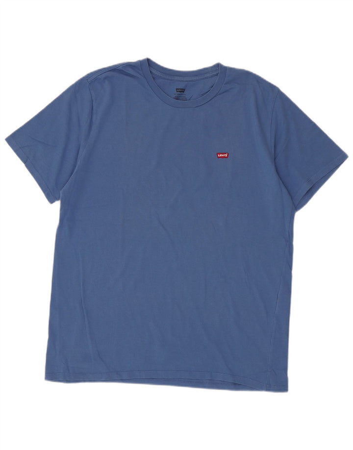 Levi's Mens T-Shirt Top Large Blue