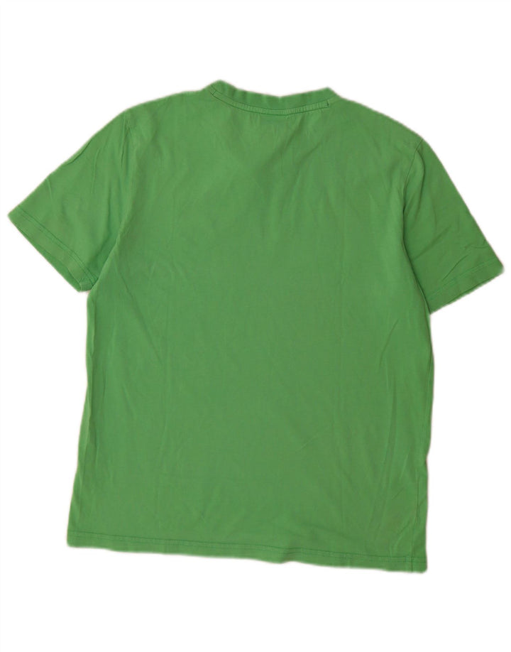 Puma Mens T-Shirt Top Small Green Cotton