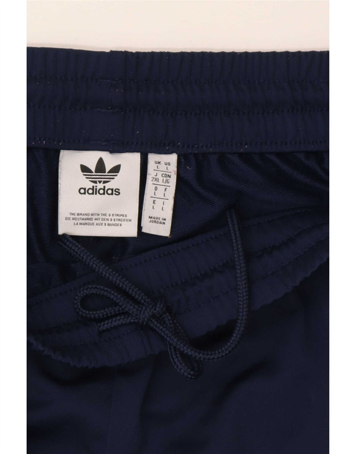Adidas Pantalon de survêtement pour homme Large Bleu marine Polyester