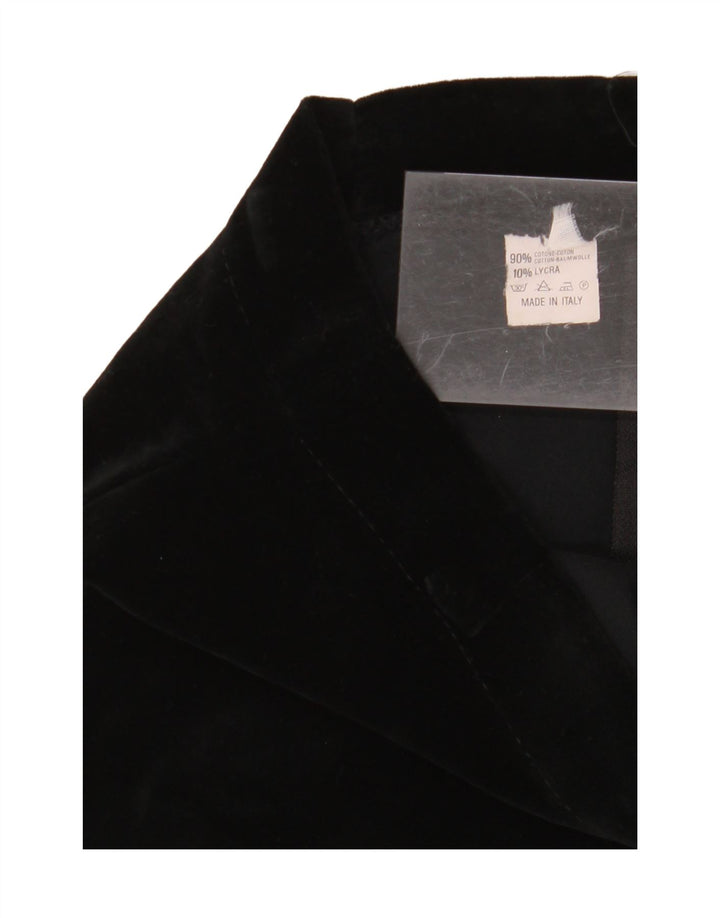 VINTAGE Womens Pencil Skirt  W30 Medium Black Cotton Vintage Vintage and Second-Hand Vintage from Messina Hembry 