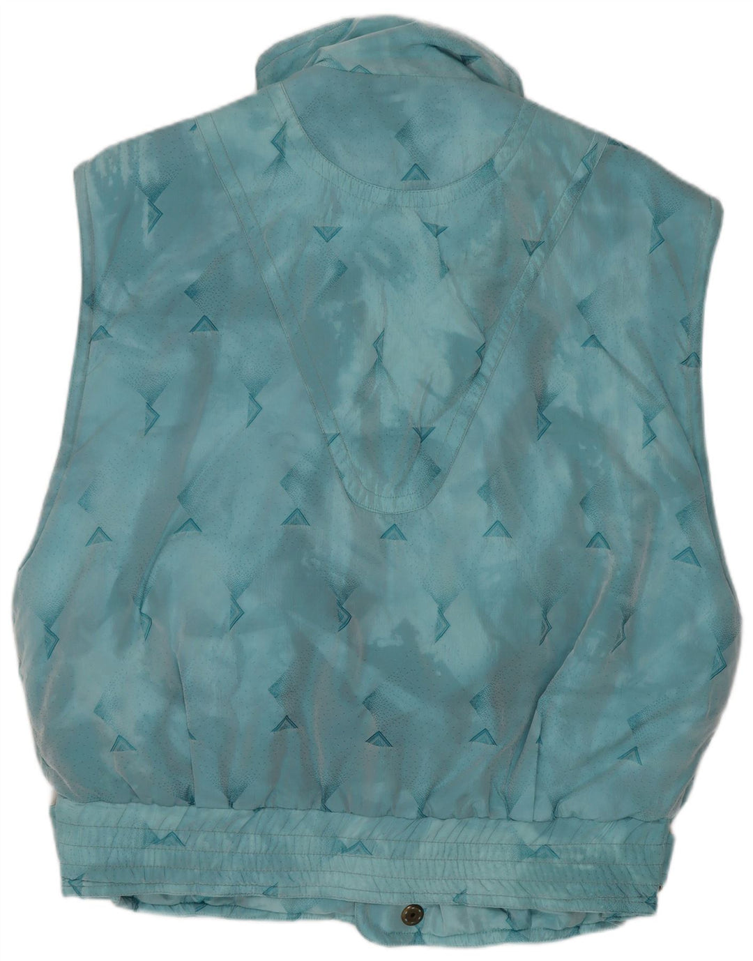 Emmegi Mens Utility Gilet UK 38 Medium Blue Geometric Polyamide
