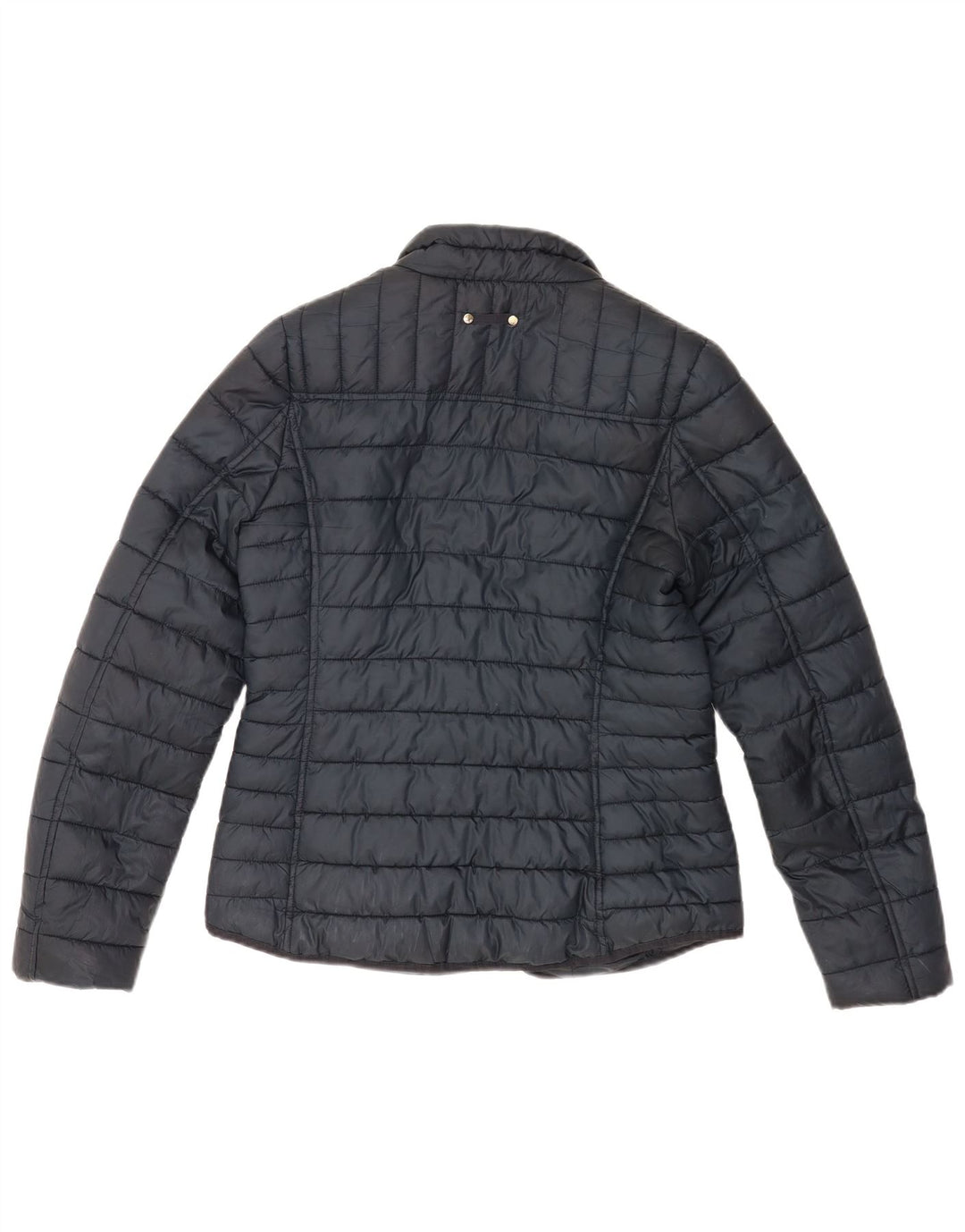 Joules Womens Padded Jacket UK 12 Medium Navy Blue Polyester
