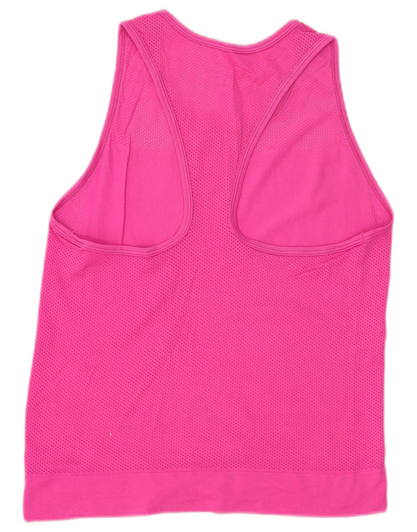Canotta Nike Dri Fit da donna UK 12 rosa medio