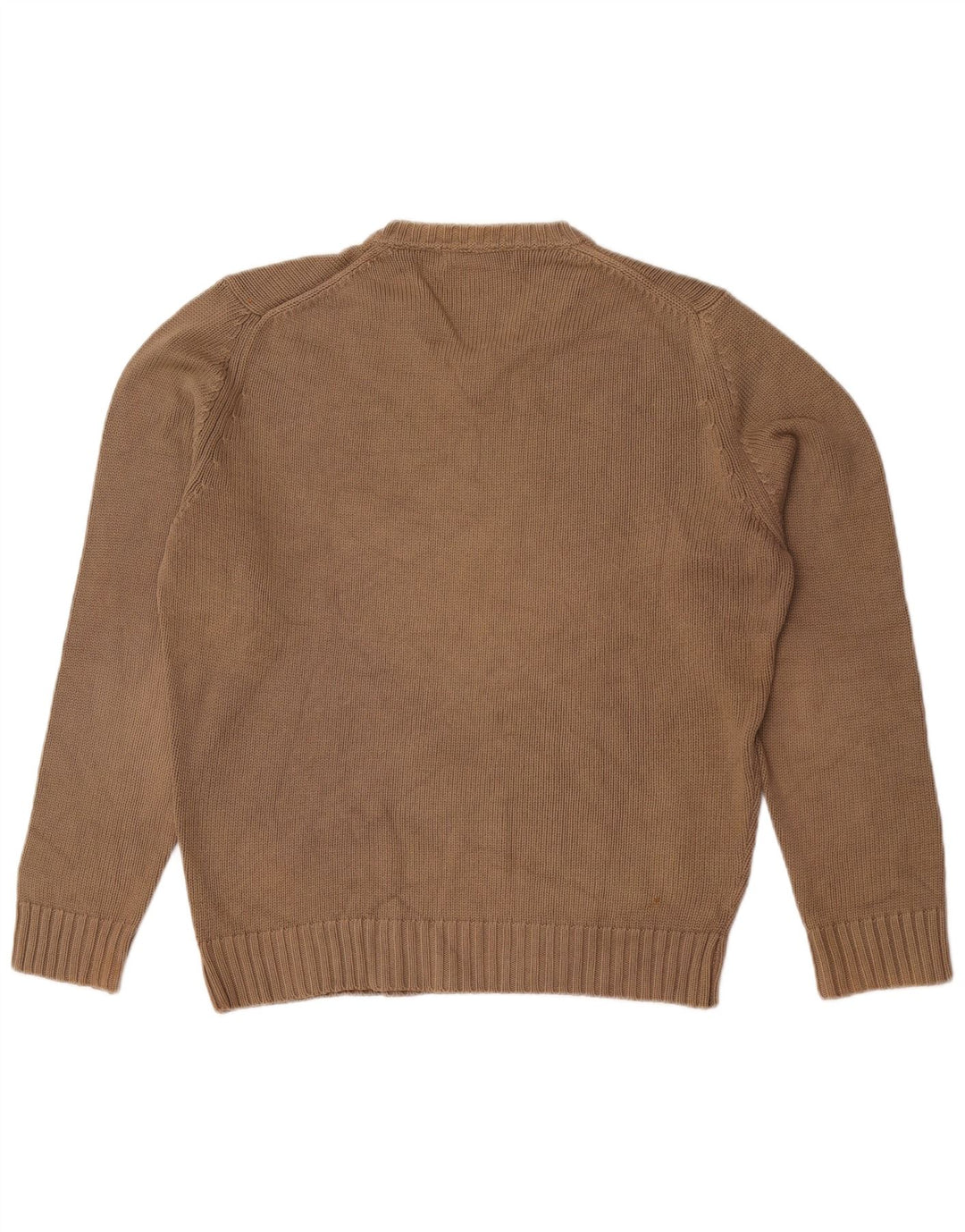 Zara Herre V-hals sweater Medium Brun Bomuld