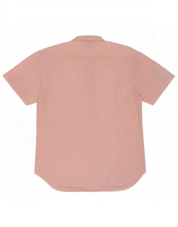 Ted Baker Camisa de corte clásico de manga corta para hombre XL Algodón floral rosa