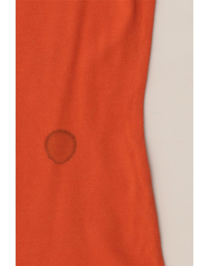 LACOSTE Womens Vest Top Size 40 Medium Orange Cotton Vintage Lacoste and Second-Hand Lacoste from Messina Hembry 