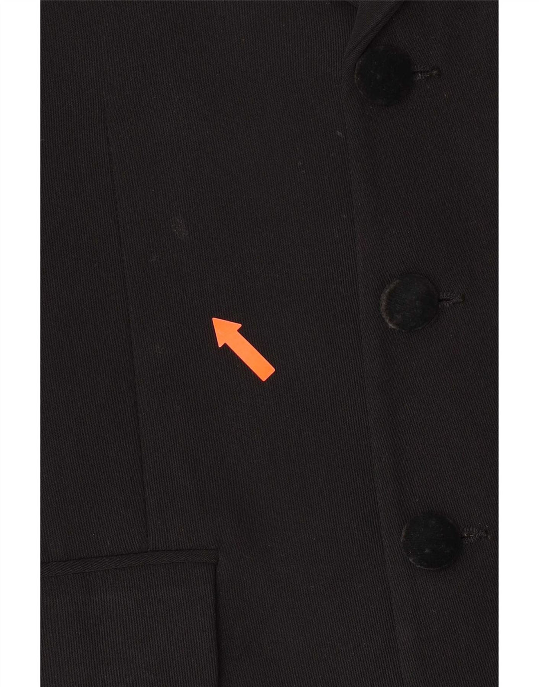 Jaqueta blazer vintage masculina com 3 botões 11-12 anos preta