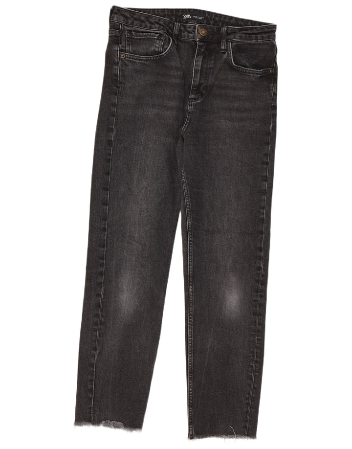 Zara Womens Slim Jeans EU 40 Medium W30 L27 Black