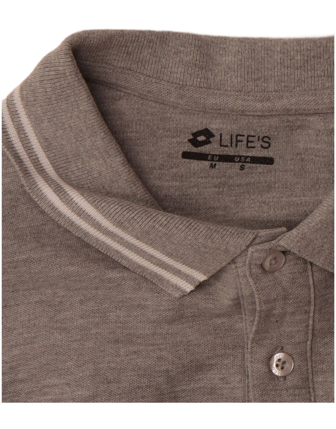 LOTTO Mens Life's Polo Shirt Medium Grey