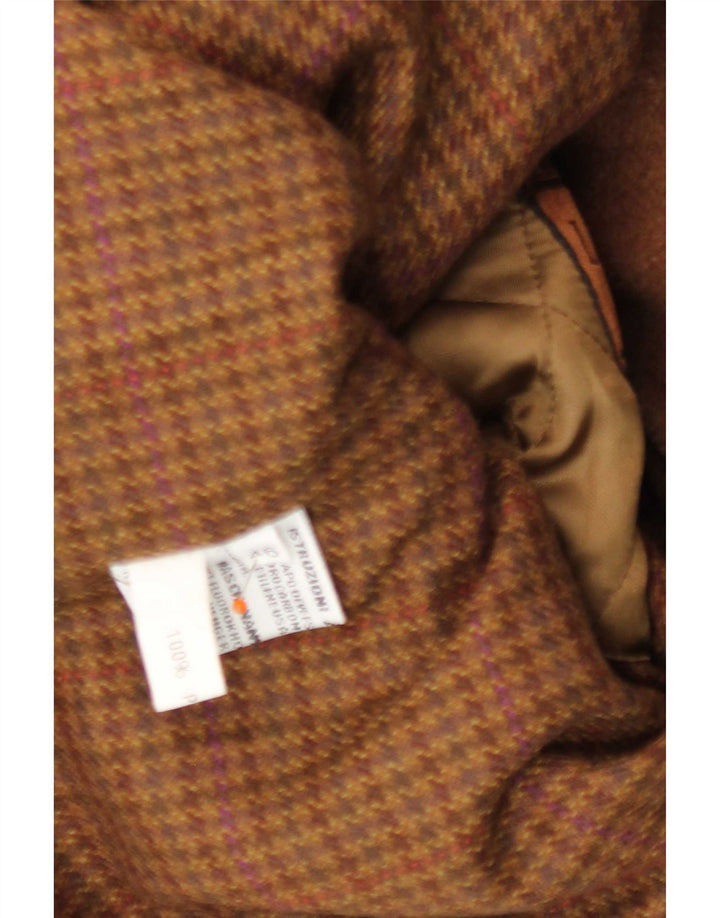 Trenca con capucha Longhi para hombre IT 46 Small Beige Lana