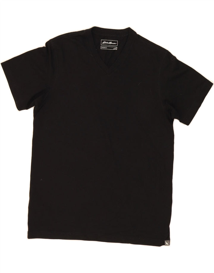 EDDIE BAUER Mens Legendwash T-Shirt Top Medium Black Cotton Vintage Eddie Bauer and Second-Hand Eddie Bauer from Messina Hembry 