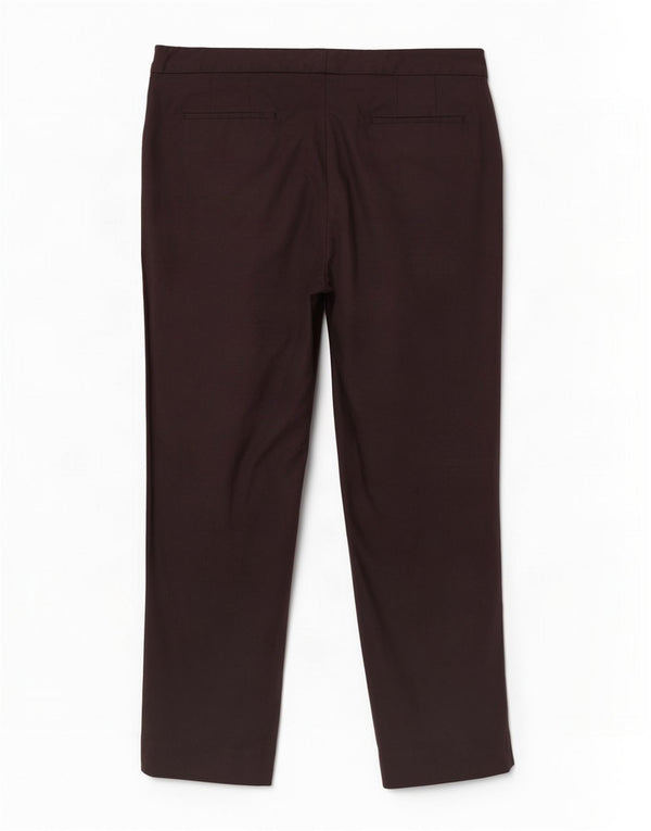 Boden Womens High Waist Straight Chino Trousers UK 18 XL W38 L29 Black