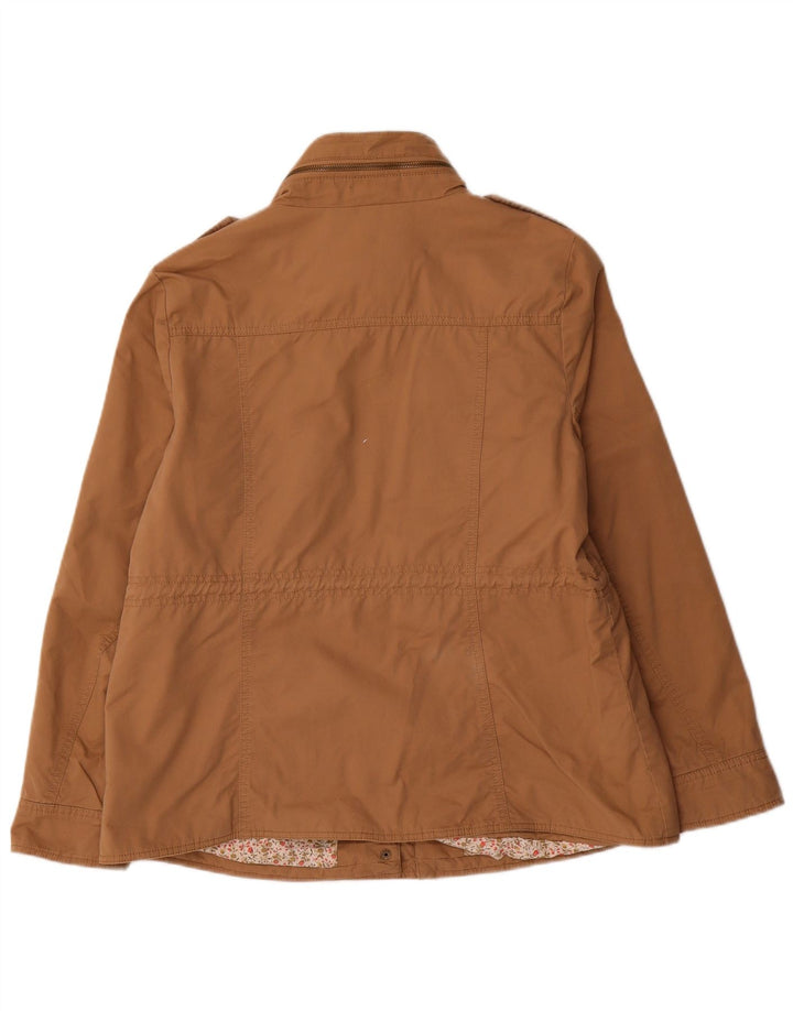 Marks & Spencer Womens Indigo Hooded Utility Jacket UK 14 Large Beige
