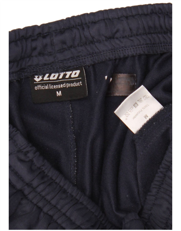Lotto Mens Tracksuit Trousers Joggers Medium Navy Blue Polyester