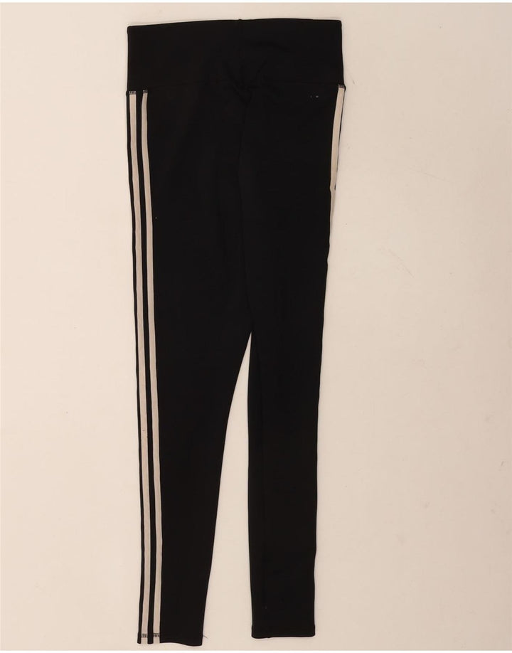 Leggings Adidas Climalite da donna UK 8/10 Piccolo poliestere nero