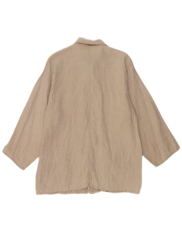 Penny Black Veste utilitaire surdimensionnée pour femme IT 44 Lin beige moyen