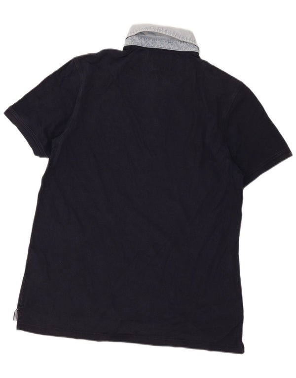 Tommy Hilfiger Polo Rugby Coupe Slim Homme Bleu Marine XL Coton