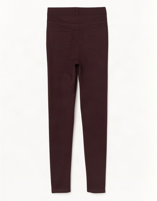 Marks & Spencer Jeans Jegging para Mujer UK 8 Small W26 L28 Algodón Marrón