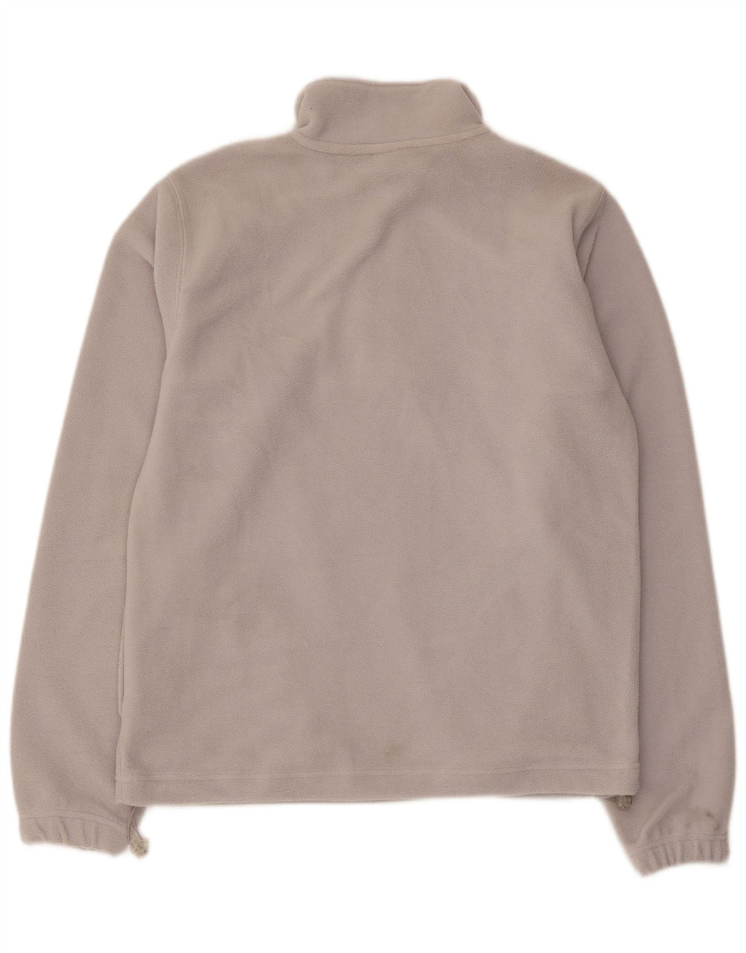 Maglione in pile da uomo Fila con zip e collo in poliestere grigio medio