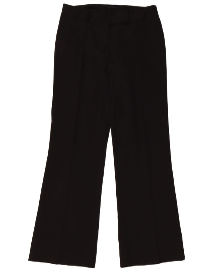 Oasis Womens Bootcut Suit Trousers UK 10 Small W28 L31 Black Polyester